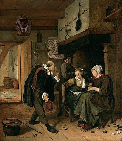 Oude Vrijer - Jonge Meid, Jan Steen